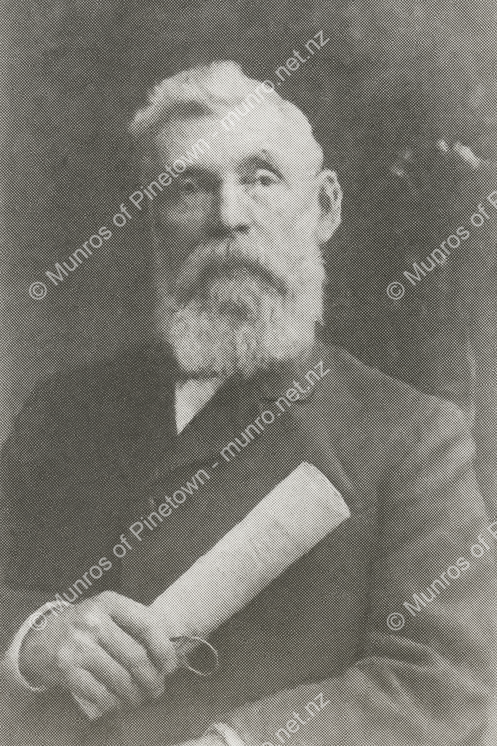 AI enhanced image of George Munro